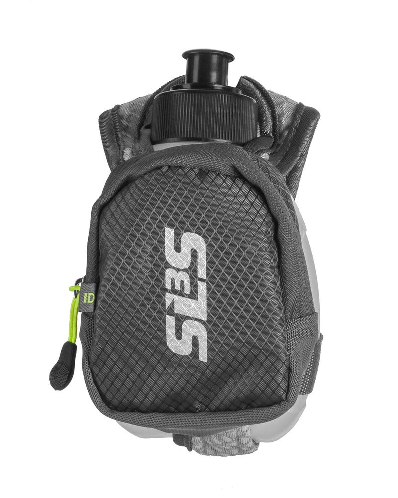 SLS3 Small Running Water Bottle Handheld - 10 oz With Adjustable Hand Strap, Zippered Pocket - Hydroquick II for Runners - Image 1